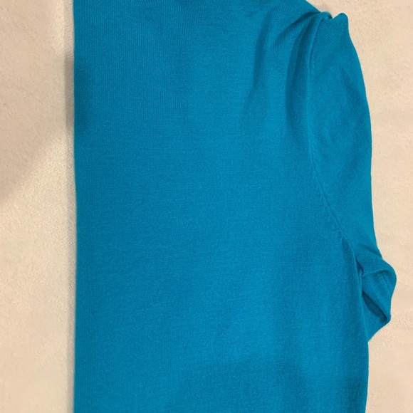 Liz Claiborne Teal Top Size Medium - Picture 5 of 6